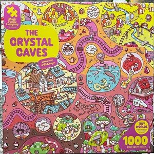 The Crystal Caves 1000 Piece Jigsaw Puzzle